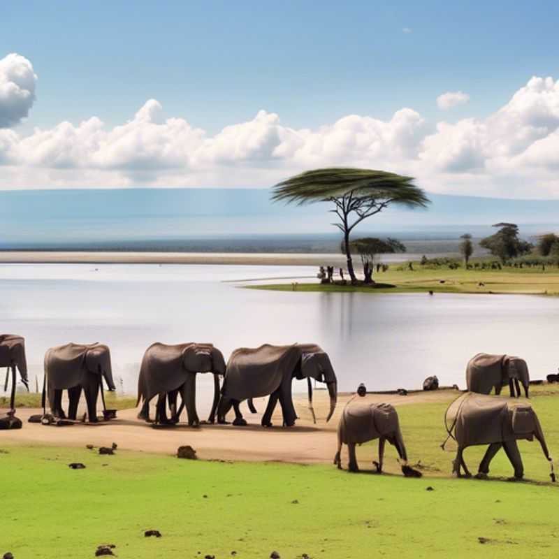 Le Lac Nakuru au Kenya, un spectacle de flamants roses et de paysages époustouflants.