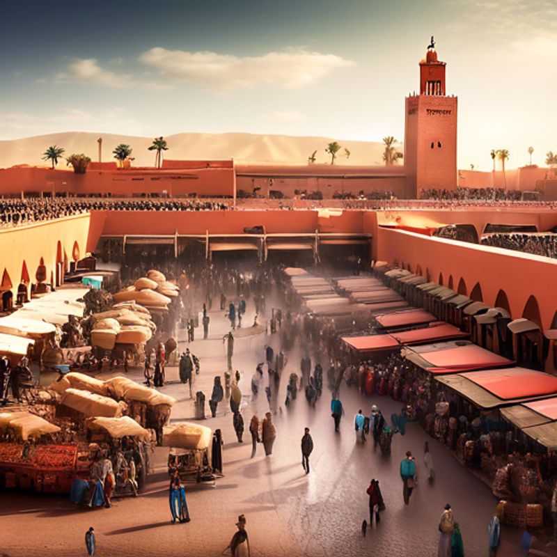 Djemaa el-Fna : Plus qu'un simple marché, une énigme marocaine ! (avec conseils de sécurité pour voyageurs avisés)<h3>Le mystère Djemaa el-Fna : Dévoilant les secrets d'une place magique à Marrakech</h3><h3>Marrakech, Djemaa el-Fna : Où l'histoire, la légende et les charmeurs de serpents se rencontrent (et comment ne pas se faire avoir !)</h3><h3>Djemaa el-Fna : L'emplacement magique et ses mystères - Guide d'un explorateur rieur (sécurité incluse !)</h3><h3>A la découverte du cœur de Marrakech : L'incroyable histoire et l'emplacement stratégique de Djemaa el-Fna</h3><h3>Djemaa el-Fna : Un voyage dans le temps et l'espace (conseils pratiques pour un voyage sans encombre)</h3><h3>Le charme envoûtant de Djemaa el-Fna : Mythes, réalités et astuces pour une visite inoubliable à Marrakech</h3><h3>Secrets et mystères de Djemaa el-Fna : Un guide humoristique et sécuritaire pour explorer le cœur palpitant de Marrakech</h3>