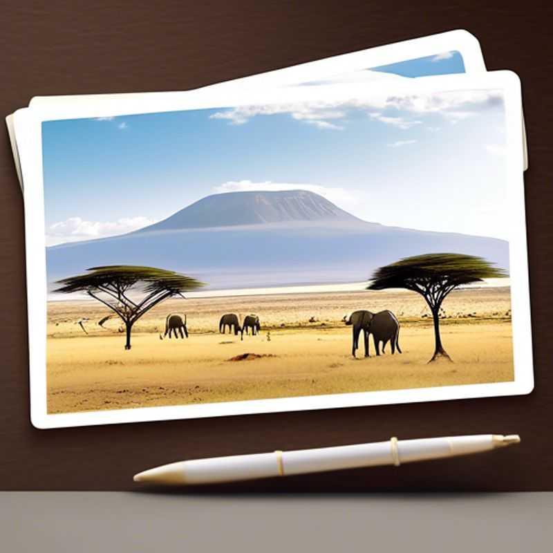 Le parc national d'Amboseli, Kenya : éléphants majestueux au pied du Kilimandjaro.