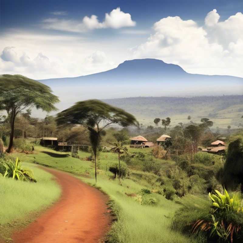 Le majestueux Mont Elgon, à cheval sur l'Ouganda et le Kenya, dévoilant sa beauté imposante.