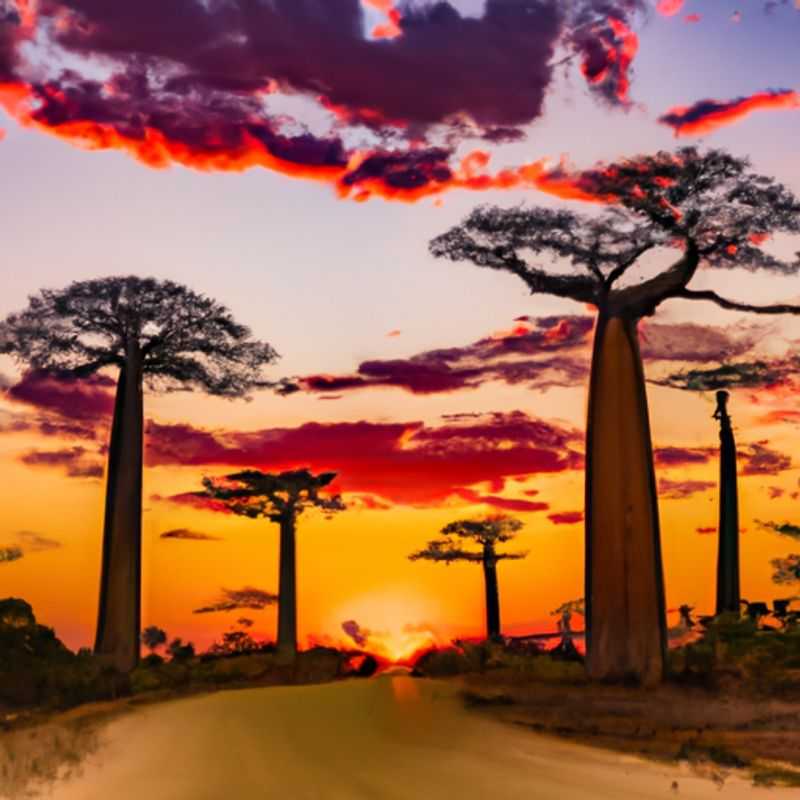 The Avenue of the Baobabs: A Majestic Autumnal Encounter in Morondava, Madagascar