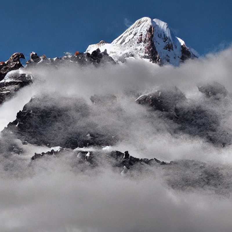 Le majestueux Mont Kenya, une vue impressionnante illustrant l'importance des pratiques de sécurité lors d'une randonnée.