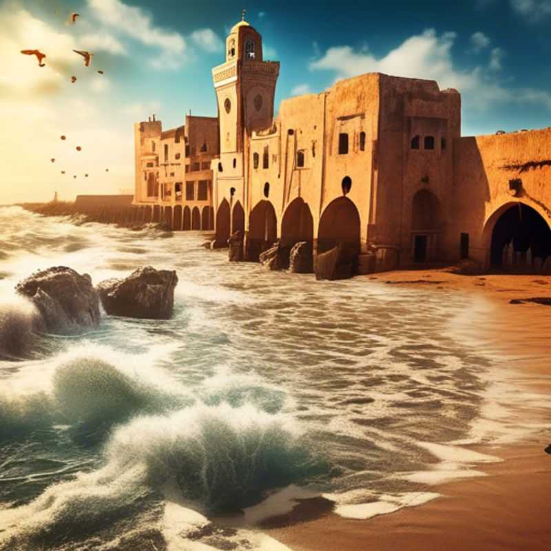 Essaouira, Maroc : Charme des remparts et de l'océan Atlantique.