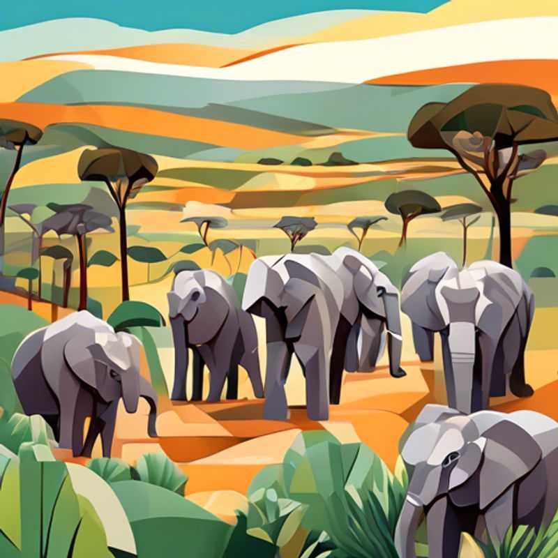 Le Parc National d'Addo Elephant, Afrique du Sud : une vue imprenable sur des éléphants d'Afrique dans leur habitat naturel.