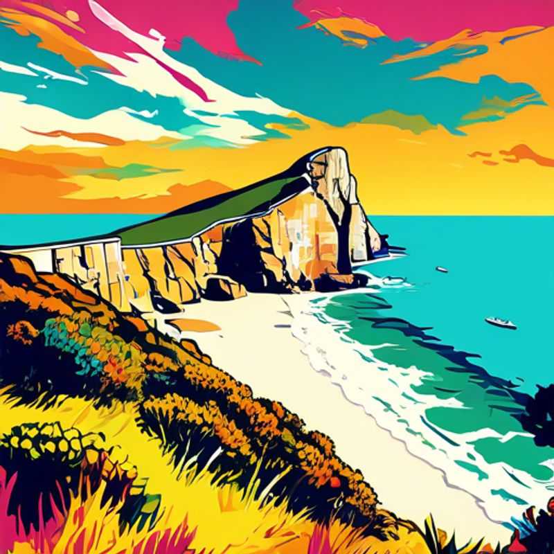 The Budget Traveler stands in awe before the dramatic cliffs and turquoise waters of Cape Point, South Africa, a breathtaking natural wonder where the Indian and Atlantic Oceans converge, during her exhilarating solo journey through this captivating land.