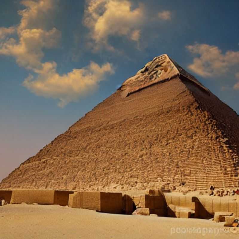 Les pyramides de Gizeh, imposantes et majestueuses, illustrant l'importance de la sécurité lors d'une visite.