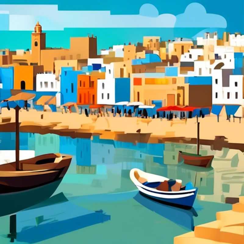 Essaouira, Maroc : Charme des remparts et beauté de l'océan Atlantique.