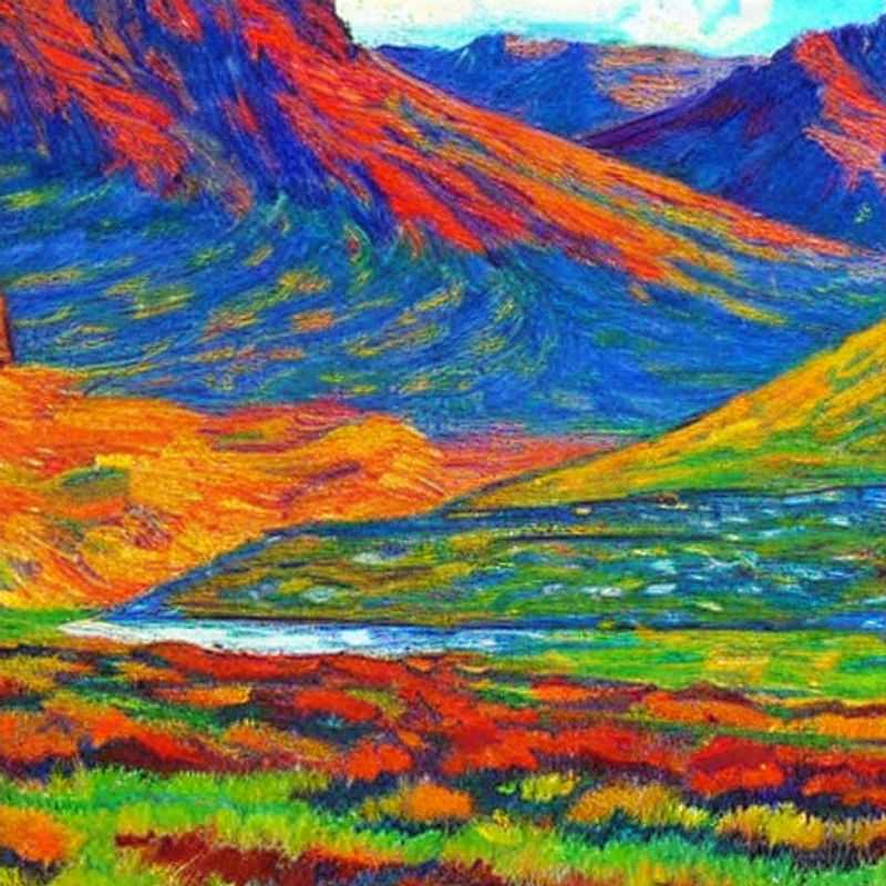 Les montagnes du Lesotho en été : paysages verdoyants et ciels bleus.