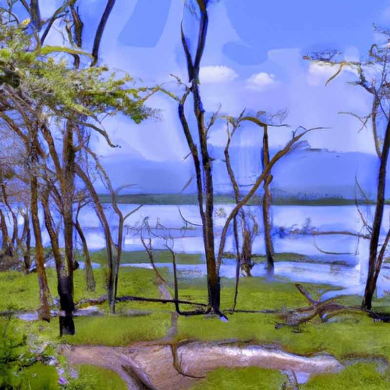 A couple marveling at the vibrant spectacle of Lake Nakuru in Kenya during their 24-hour spring adventure, where thousands of flamingos paint the shores a captivating shade of pink.