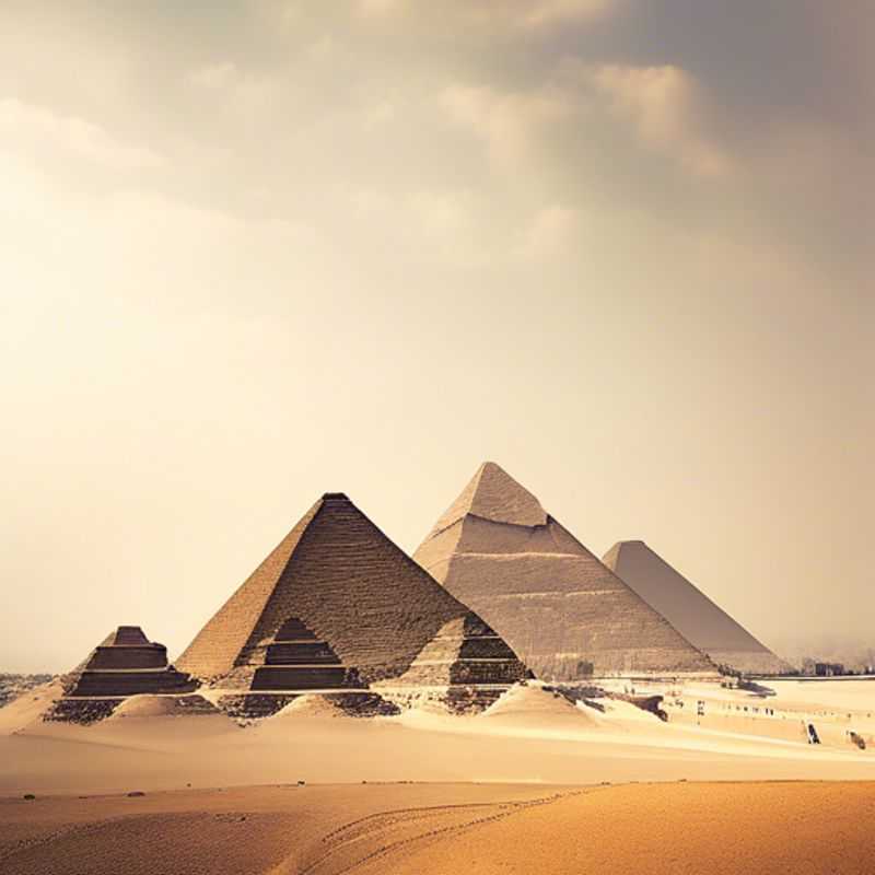 A solo traveler, The Wellness Traveler, stands in awe before the majestic Pyramids of Giza, an ancient wonder of the world, during their 3-week journey through Egypt between winter and spring.