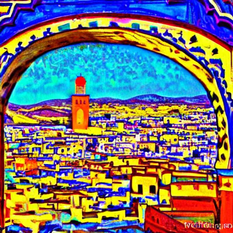 The intricate alleyways and vibrant souks of the Fez Medina, Morocco, illustrating the beauty and complexity of navigating this historic city safely.