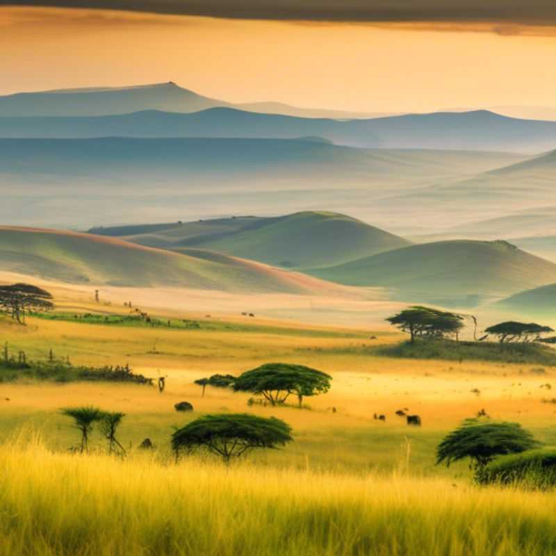 Dois casais admirando a imponente beleza do Planalto de Nyika, em Malawi, durante sua aventura de verão como viajantes econômicos, imersos na diversidade natural dessa região.