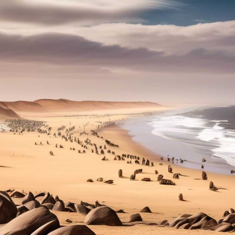 Plongez dans les mystères de la Côte des Squelettes &#58; Une odyssée hivernale au&#45;dessus du Namibie