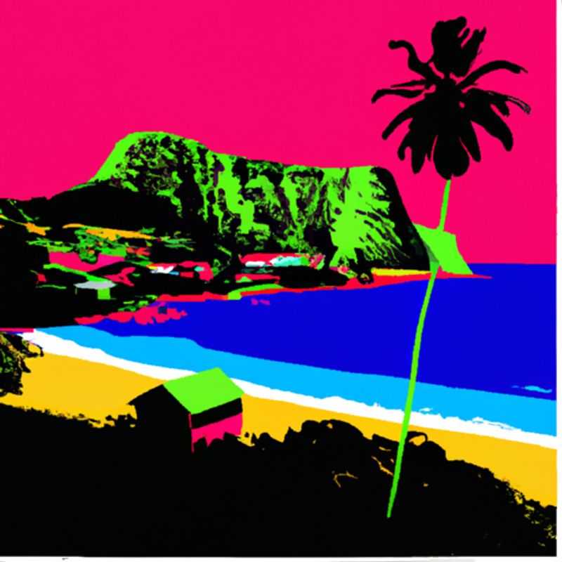 A group of four friends embarking on a five-day autumn adventure on the pristine shores of São Tomé Island, São Tomé and Príncipe, surrounded by lush tropical greenery and azure waters.