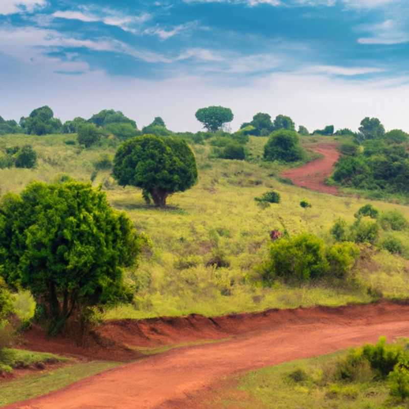 Four intrepid travelers embarking on a three-week adventure in Akagera National Park, Rwanda, during the vibrant fall season, surrounded by breathtaking landscapes and abundant wildlife.