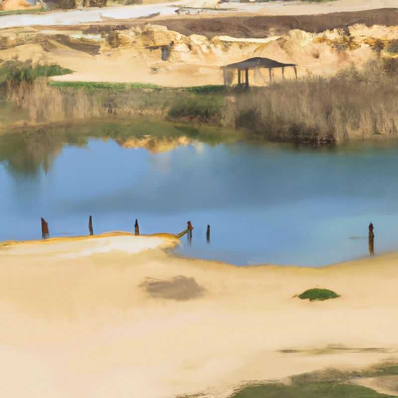 A family with gleeful children embarks on an adventurous 3-day spring expedition through the surreal landscapes of Wadi El Rayan, Egypt, where towering waterfalls and tranquil lakes paint a vibrant canvas of natural wonders.