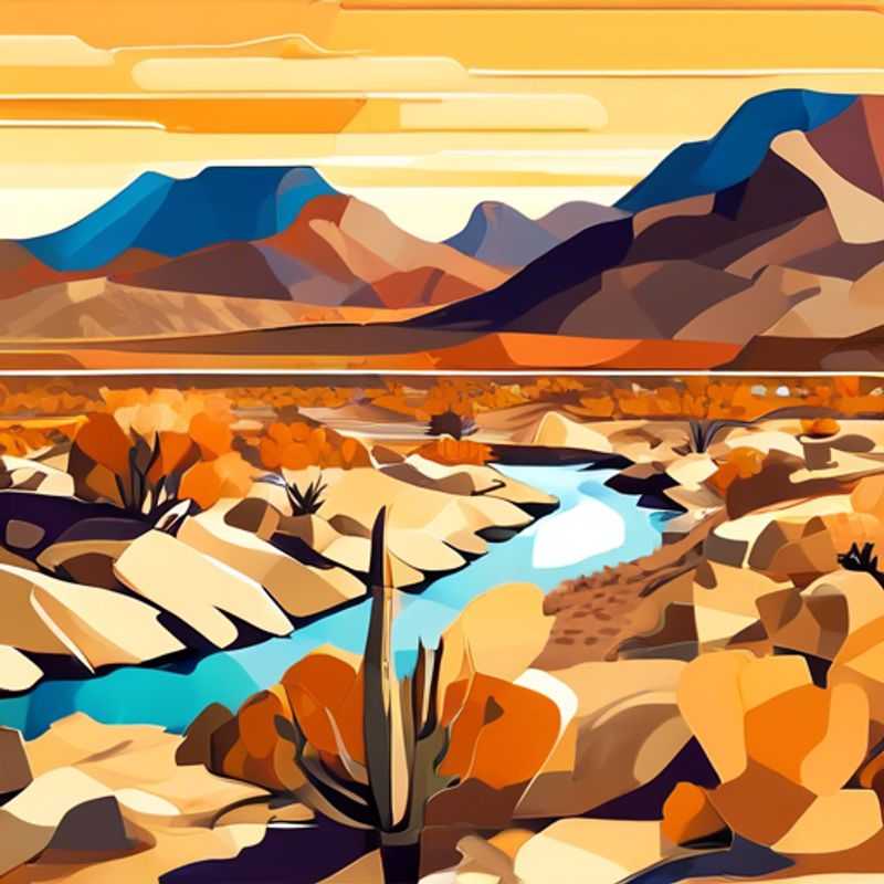 Le Parc national du Richtersveld, Afrique du Sud : un paysage spectaculaire de montagnes arides et de canyons, une beauté brute et sauvage.