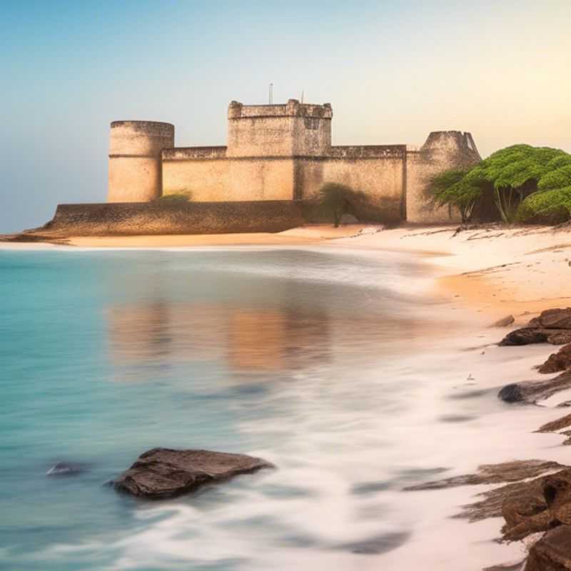 La forteresse de São Sebastião, Mozambique : une imposante citadelle témoignant de l'histoire riche et complexe du pays.