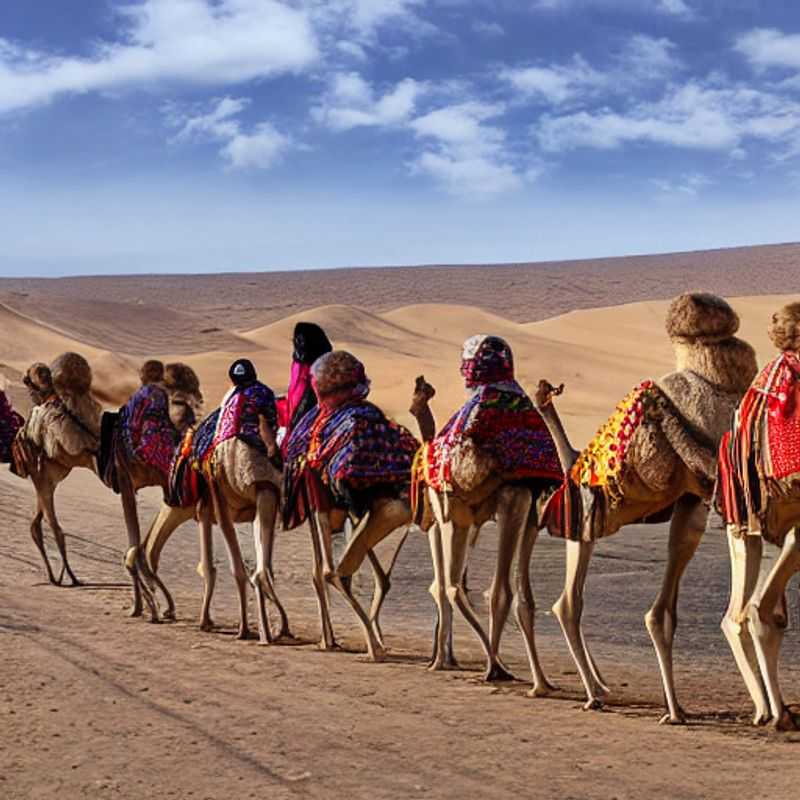 Le marché aux chameaux animé de Guelmim, Maroc, sous le soleil estival.