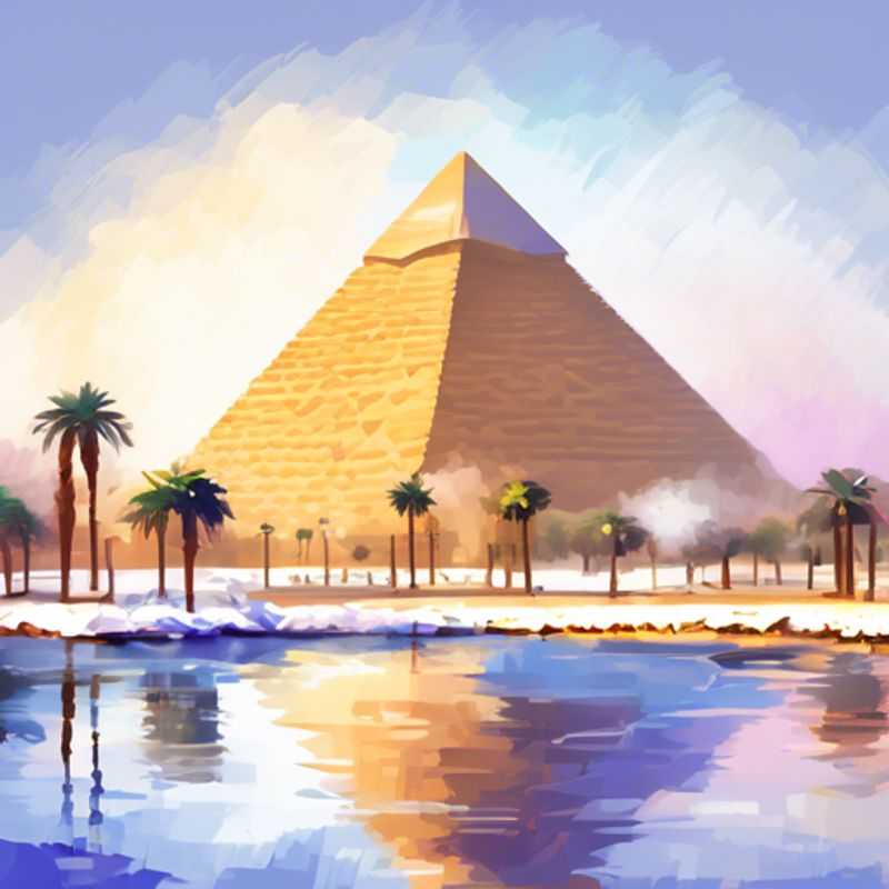 Las Pirámides de Giza, imponentes y majestuosas, bajo el sol de la transición entre invierno y primavera. Dos parejas, Los Viajeros de las Redes Sociales, exploran la historia y la majestuosidad de Egipto.