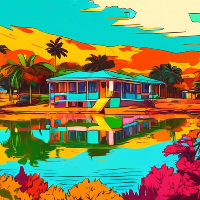 Le lac Volta, Ghana : un vaste réservoir d'eau douce au cœur du Ghana.