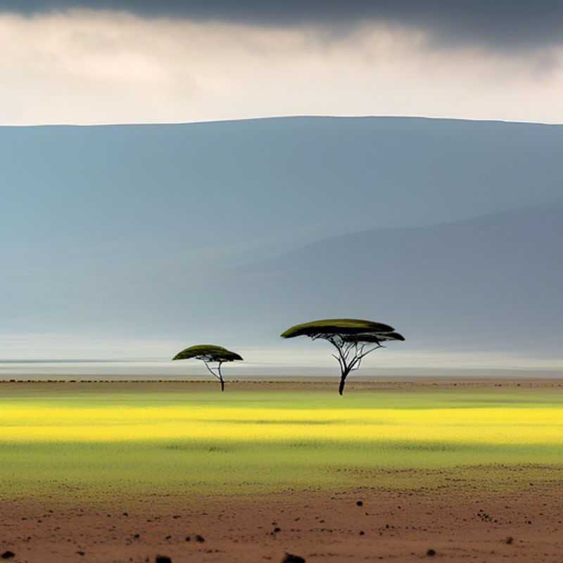 Two couples, the Festivalgoer, stand in awe of the breathtaking expanse of Ngorongoro Crater, Tanzania. Wildlife roams freely in the vast crater, a testament to the raw beauty of Africa's natural wonders.