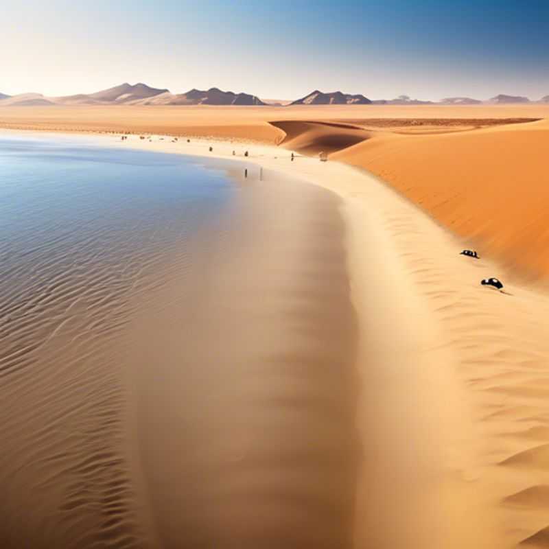 Survolez la Côte des Squelettes lors d'un vol panoramique dans le Parc national de Namib-Naukluft, Namibie, en été