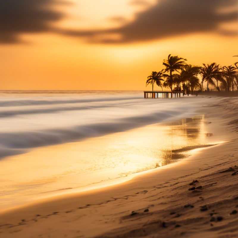 Deux amoureux de la gastronomie profitant de la beauté sereine des plages de Cotonou, au Bénin, lors de leur escapade de 24 heures entre l'hiver et le printemps.