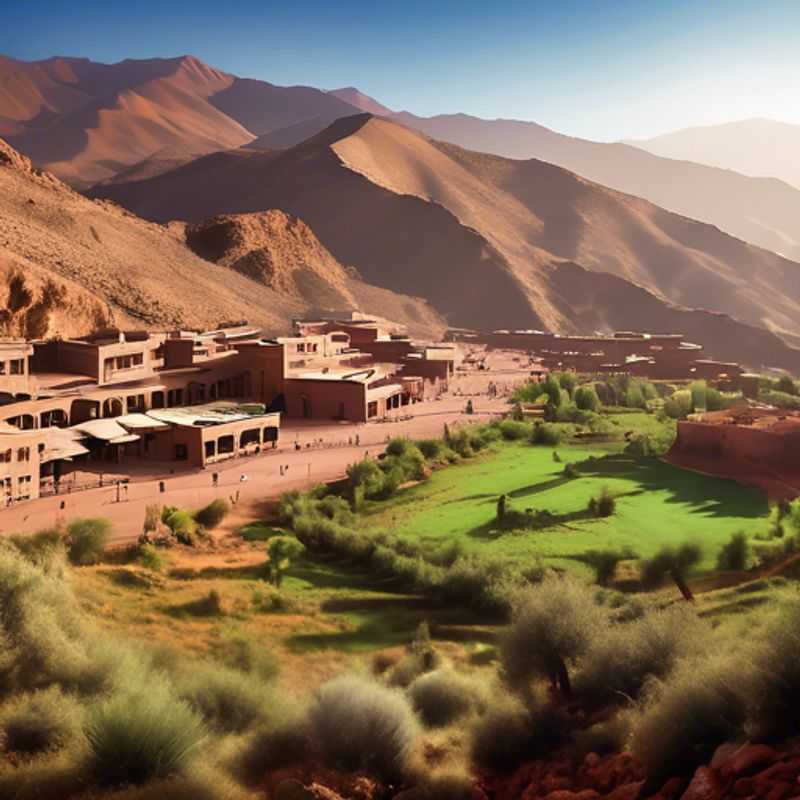 Dégustez un repas marocain traditionnel dans la maison d'un habitant des montagnes de l'Atlas, au Maroc, en hiver