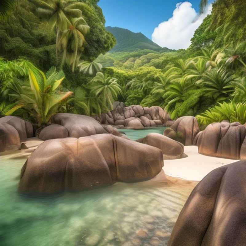Le Jardin botanique des Seychelles, un havre de paix tropical luxuriant, présentant une riche biodiversité endémique.