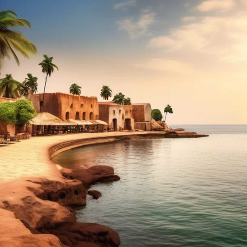 Île de Gorée, Sénégal : un site historique chargé d'histoire et de mémoire,