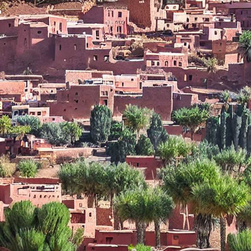 Les montagnes de l'Atlas marocaines, majestueuses et imposantes, un paysage à explorer en toute sécurité.