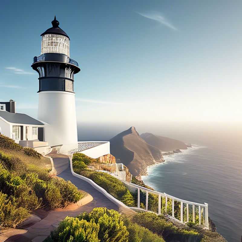 The Budget Traveler stands in awe before the dramatic cliffs and turquoise waters of Cape Point, South Africa, a breathtaking natural wonder where the Indian and Atlantic Oceans converge, during her exhilarating solo journey through this captivating land.