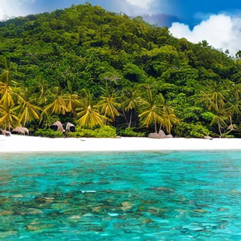 Mahé, Seychelles : Plage paradisiaque sous le soleil estival.