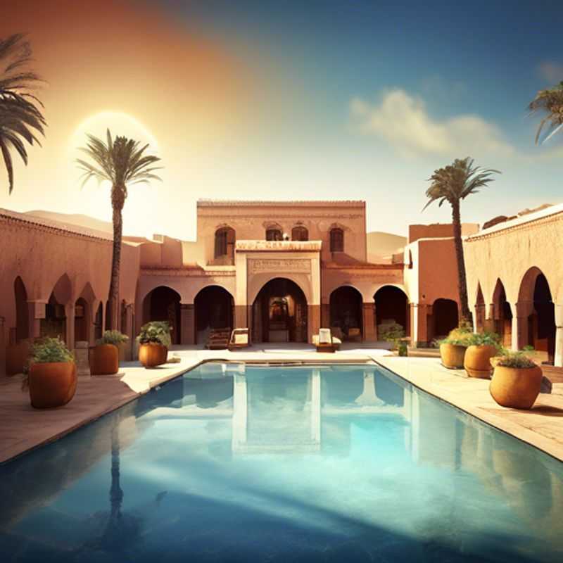 Una pareja explora los icónicos escenarios de los Atlas Film Studios en Marruecos, una joya cinematográfica donde la magia del desierto cobra vida, durante una escapada ecológica entre el verano y el otoño.