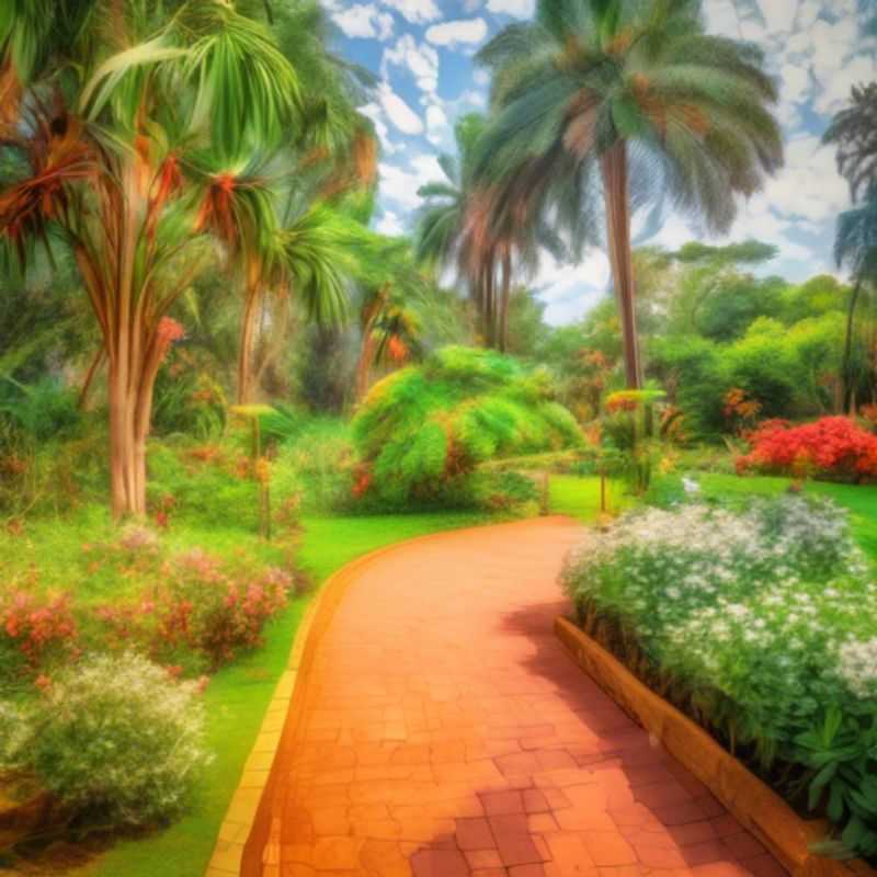 Deux couples profitant de la beauté éthérée du Jardin botanique d'Entebbe en Ouganda, un havre de paix et de verdure lors de leur escapade printanière en tant que voyageurs de longue durée.