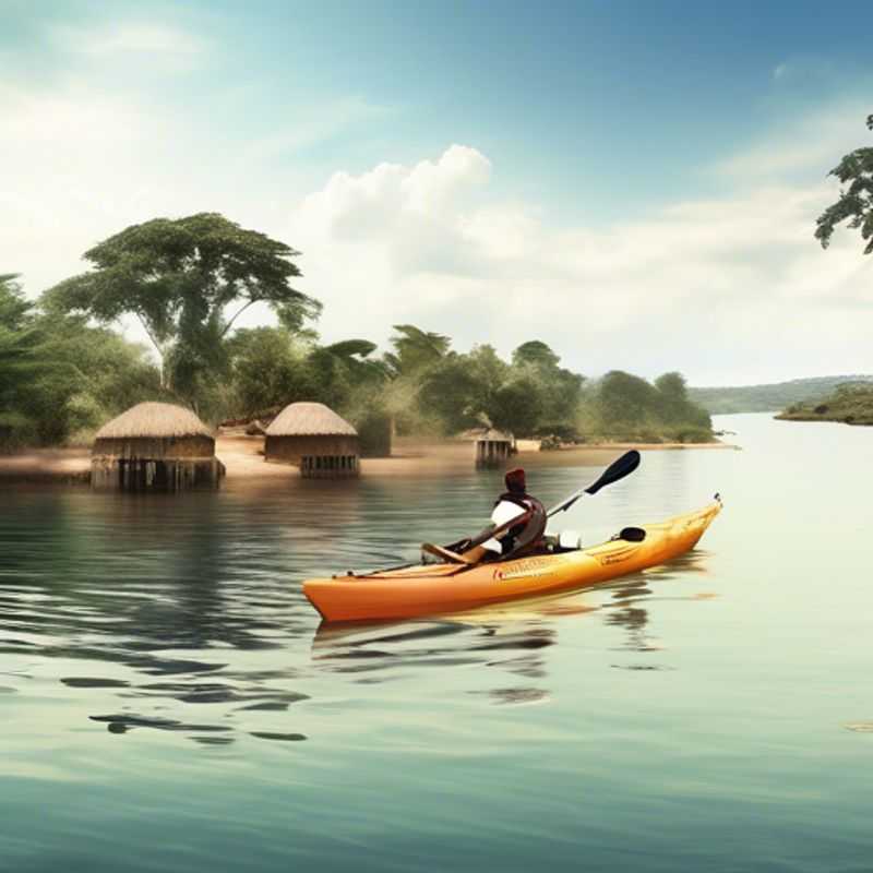 A couple, The Adventurers, stand in awe of the vast expanse of Lake Victoria, the largest tropical lake in the world, as they embark on an exhilarating exploration of the natural wonders straddling the borders of Kenya, Uganda, and Tanzania.