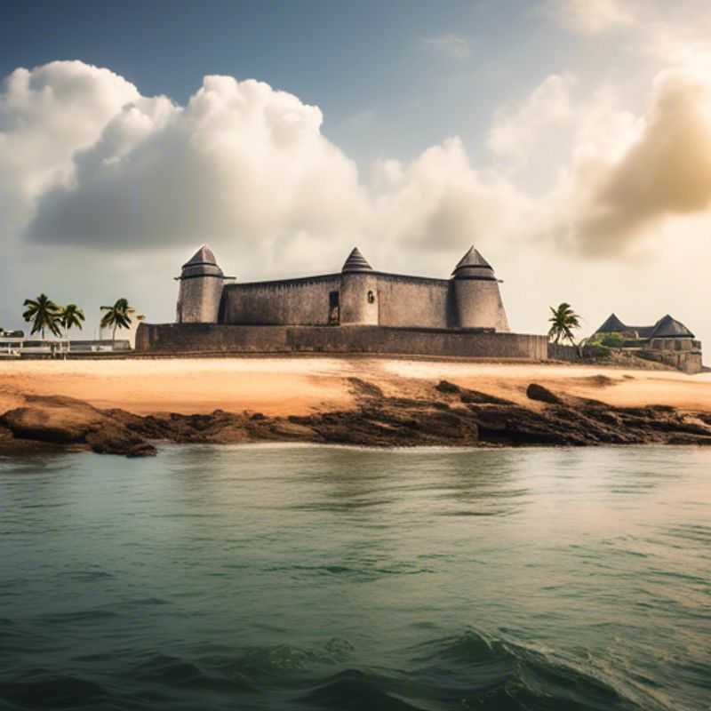 El Castillo de Elmina, Ghana: Imponente fortaleza que refleja la trágica historia de la trata transatlántica de esclavos.