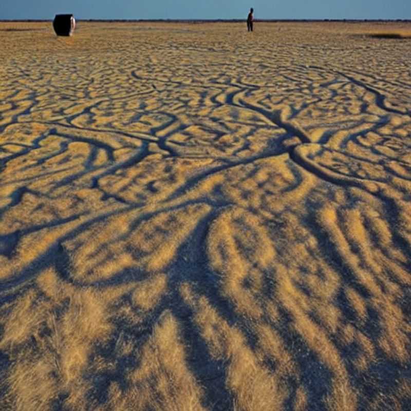 Les plaines étincelantes des Makgadikgadi Pans au Botswana, illustrant l'importance de la préparation et de la sécurité lors d'un voyage dans cette région magnifique mais isolée.