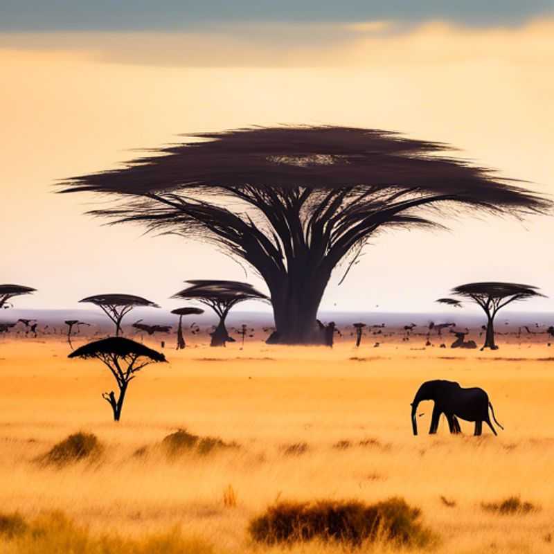 Le Parc National d'Amboseli, Kenya : éléphants majestueux au pied du Kilimandjaro.