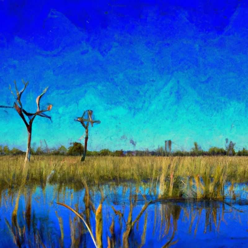 A solitary traveler ventures deep into the breathtaking wilderness of the Okavango Delta, Botswana, during a two-week winter escape, surrounded by the serene beauty of its crystal-clear waters and abundant wildlife.