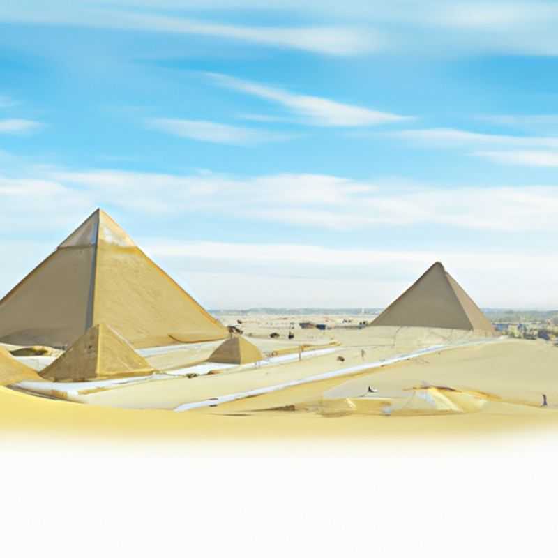 A Symphony of Light and Shadow: The Pyramids of Giza Unveiled at Night