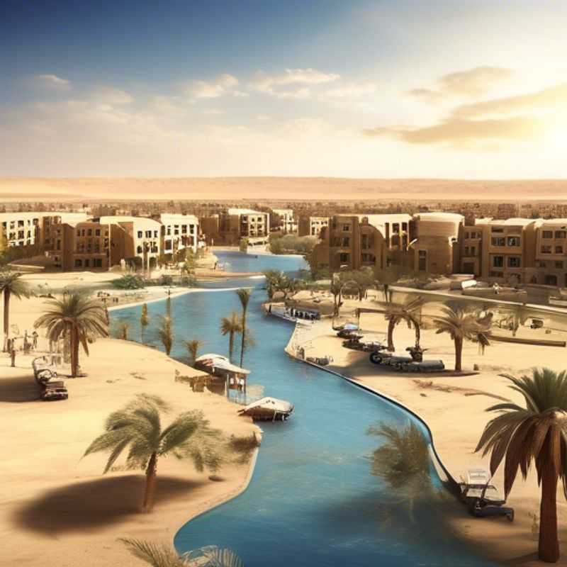 Here are a few options for alt text in Portuguese for an image of Wadi El Rayan, Egypt, suitable for an article about what's special about the location: