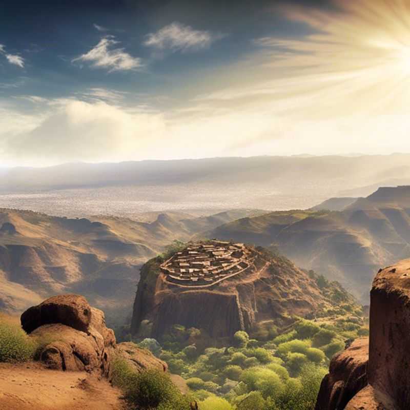 Lalibela's Frozen Wonders&#58; A Guided Tour of the Northern Churches in Winter