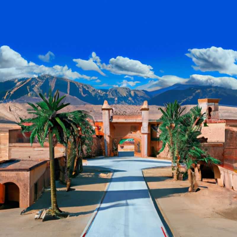 Climb the Surrounding Mountains in Atlas Film Studios, Morocco, for a Breathtaking Autumn Adventure