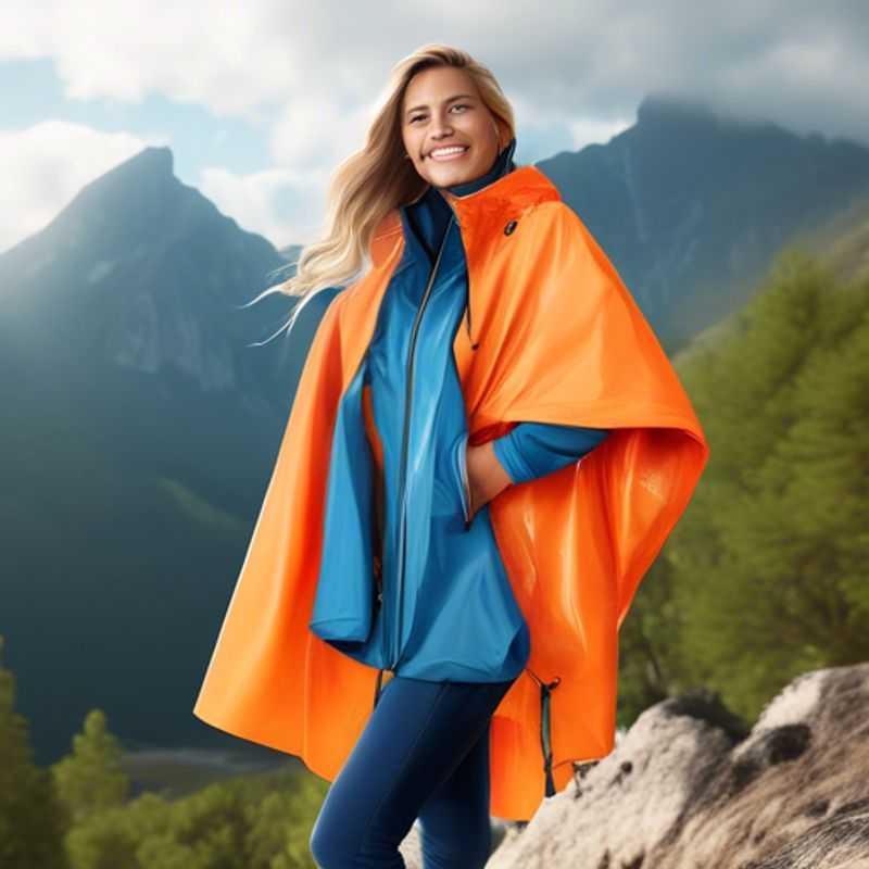 Chaqueta o poncho impermeable para protegerte de la lluvia