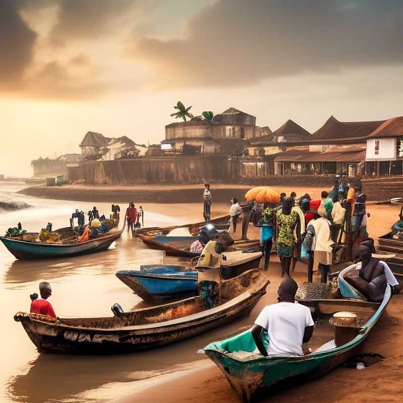 Plongez dans l'univers mystique des sanctuaires Asafo à Elmina Castle, Ghana