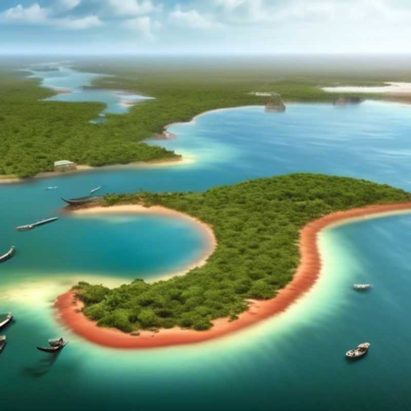 L'archipel des Bijagós en Guinée-Bissau : un paysage enchanteur d'îles et de mangroves.