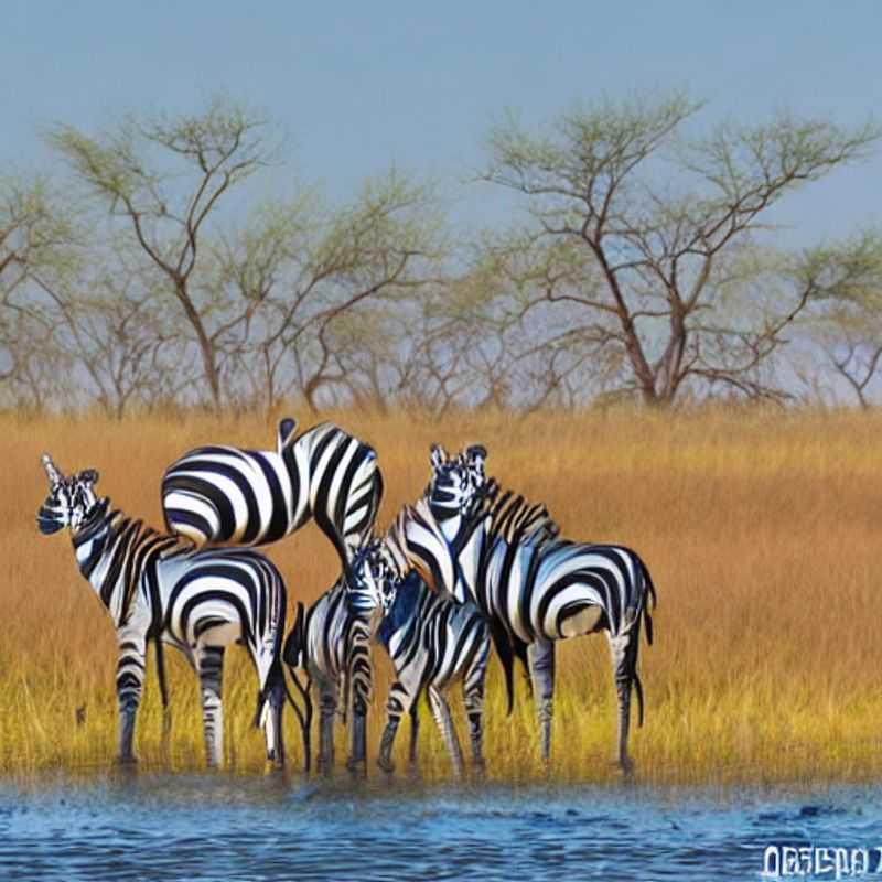 Aqui estão algumas opções para o texto alternativo em português para uma imagem do Parque Nacional de Chobe, na Botsuana, em um artigo sobre as melhores práticas de segurança ao viajar para lá: