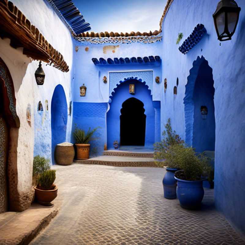 Découvrez les magnifiques rues bleues de Chefchaouen, Maroc
